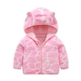 thumbnail image 2 of Manteau à Capuche Épais et Chaud avec Fermeture Éclair pour Tout-Petits, Bébés, Filles, Garçons, Oreilles Mignonnes, 2 of 9