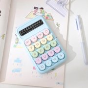 EGNMCR Office & Stationery Basic Standard Calculators Mini Digital Desktop Calculator With 8-Digit LCD Display- Calculator Pocket Size For Home School For Kids A calculator