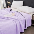 thumbnail image 4 of Courtepointe d'Été en Polyester avec Bordure en Dentelle - Couvre-Lit de Climatisation Léger Lavable 100x70cm Multicolore, 4 of 6