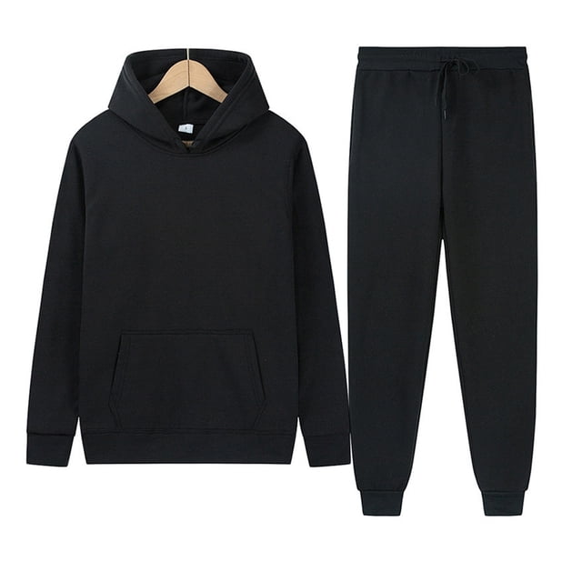 Men's Winter Sport Wear Tracksuit Clothes Outfits Set Long Sleeve Running Jogging Athletic Sports Set