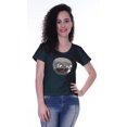 thumbnail image 3 of Moomaya T-shirt à Manches Courtes pour Femmes avec Col Rond, Patch à Paillettes, Coupe Décontractée - 3S, 3 of 7