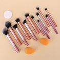 thumbnail image 2 of LNGOOR Portable Face Makeup Tools Set  15pcs Professional Make up Set With 12 Multi-use Makeup Brushes+2 Sponges+1 Puff  Cosmetic Tool Set  Functional Makeup Brushes Makeup Kit for Women, 2 of 6