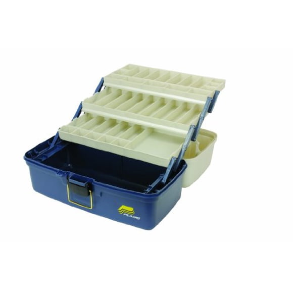 Plano Grande Boîte à Accessoires à 3 Plateaux, Rangement pour Accessoires de Qualité Supérieure, Multicolore, Taille Unique (613306)