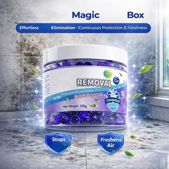 Cagogo Gel Dissolvant, Absorbeur d'Humidité et Préventeur de Saleté pour Maison Salle de Bain Cuisine, Gel de Retrait Réutilisable pour Voiture et Garde-Robe, Déshumidificateur Longue Durée et Éliminateur d'Odeurs pour Espaces Humides