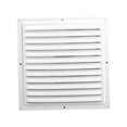 thumbnail image 3 of Grille d'Aération Couverture d'Aération Grille Carrée Alliage d'Aluminium Blanc Couverture de Ventilation Air 25 cm, 3 of 6