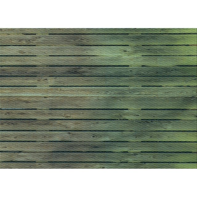 Ahgly Company Tapis Rectangulaire Lavable en Machine Intérieur Transitionnel Vert Armée, 5 Pieds x 7 Pieds