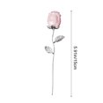 thumbnail image 3 of TIMIFIS Crystal Rose, Home Decor Natural Crystal Raws Semi Gemstones Rose Decoration Valentine's Day Wedding Gift Crystal Handicrafts Gift, 3 of 7