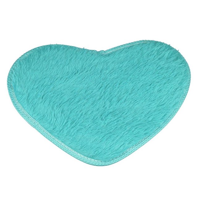 VogueV Bathroom Absorbent Rug - Quick-Dry Shower Mat 30x40cm Blue