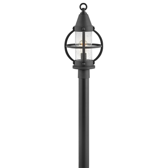 Hinkley Canada 21001MB Chatham Outdoor Post Mount Light 1-Head, 20.75"H, Black