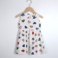 thumbnail image 1 of Robes de Printemps pour Tout-Petites Filles, Robe Évasée à Étages en Ligne A pour Fille, Robe Sans Manches à Fleurs, Robe de Princesse pour Filles, Tout-Petite, 1 of 3