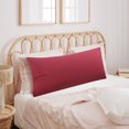 thumbnail image 1 of PiccoCasa Body Pillowcase Soft 1800 Series Microfiber Long Pillow Cover, Queen Wine, 1 of 8