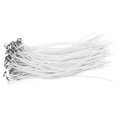 thumbnail image 2 of Walson 50pcs Natural Candle Wick?Core?With Metal Sustainers Low Smoke For Candle Making DIY, 2 of 9