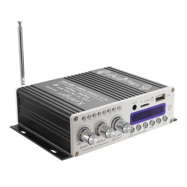 Mini Bluetooth Hi-Fi Stereo Bass Booster MP4 12V For Car Motorcycle Amplifier Metal Audio Processor ,Efficient Heatsink