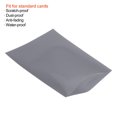 thumbnail image 4 of Unique Bargains Protège-Cartes Imperméables Doux pour Cartes à Échanger Gris, Lot de 2/100 Protège-Cartes, 4 of 5