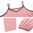 thumbnail image 4 of Women's Solid Color Suspender Pajama Set Comfortable Stretch Lingerie for Sleepwear and Special Occasions, 4 of 5