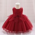 thumbnail image 4 of Toddler Outfits Girls Holiday Outfits Baby Girl Dresses Spring And Fall Long Sleeve Heart Pattern Patchwork Baby Dress, 4 of 6