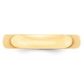 thumbnail image 2 of 14K Yellow Gold 4mm Light Weight Half Round Band Size 10, 2 of 3
