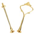 thumbnail image 1 of Cake Fitting Set - Multi-Tiers Cake Cupcake Tray Stand Handle Fruit Plate Hardware Fitting Holder(3-Tiers Round), 1 of 3