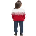 thumbnail image 2 of Christmas Family Matching Sweater Snowflake Turtleneck Long Sleeve Knitted Pullovers, 2 of 5