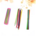 thumbnail image 2 of 30pcs Games Playing Sticks Educational Colored Bars Balance Beam Sticks Pickup Sticks Parent-child Interactive Toys with a Pink Box, 2 of 8