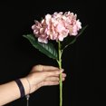 thumbnail image 4 of SDNall Artificial Flower Hydrangea Fake Silk Flower Home Wedding Party Floral Decor, 4 of 6