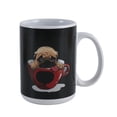 thumbnail image 3 of HOLIDAY TIME 14.88 OZ  STONEWARE HEAT ACTIVATED MUG<br>XMAS HEAT ACTIVE CHANGE PATTERN- DOG, 3 of 4