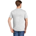 thumbnail image 3 of Hanes TAGLESS Men`s Pocket T-Shirt, XL, Ash, 3 of 7