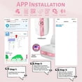 thumbnail image 4 of Mini Portable Thermal Printer  TIKTOK Gifts for Kids  Pocket Printer for Pictures/Retro-Style Photos/Notes/Lists/Label/Memo/QR Codes  Bluetooth Wireless Smart Printer with Android or iOS, 4 of 7