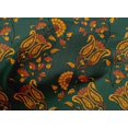 thumbnail image 4 of oneOone Cotton Poplin Fabric Leaves|Floral & Paisley Block Printed Craft Fabric BTY 56 Inch Wide, 4 of 4