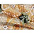 thumbnail image 5 of oneOone Rayon Orange Fabric Leaves & Lemon Craft Projects Decor Fabric Printed By The Yard 56 Inch Wide, 5 of 5