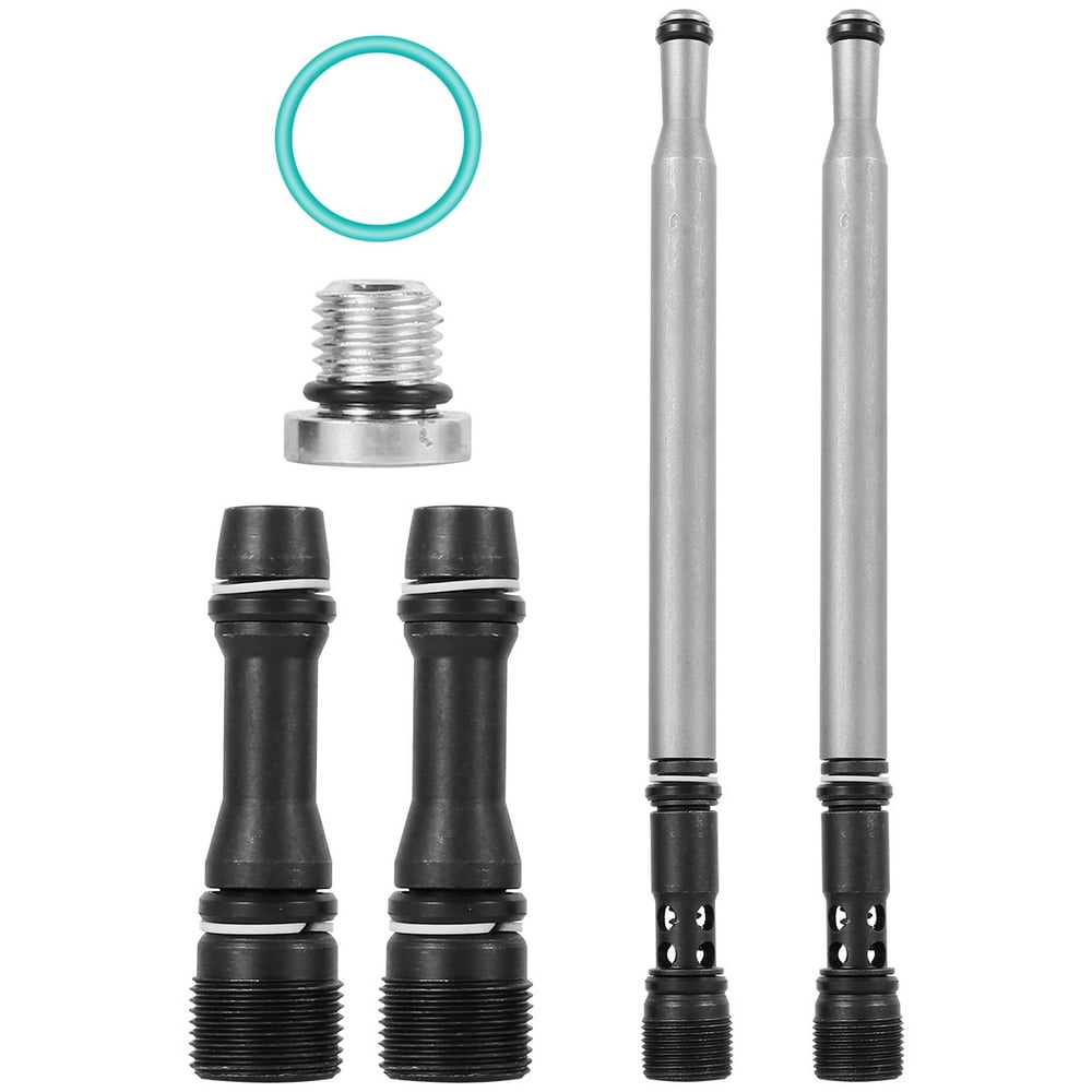 MesaSe Stand Pipe Dummy Plug Kit Compatible with F250/F350/F450/F550 6.0L Diesel Metal Stand Pipe and Dummy Plug Replacement Set with O Ring Premium for Engine Fuel Diesel