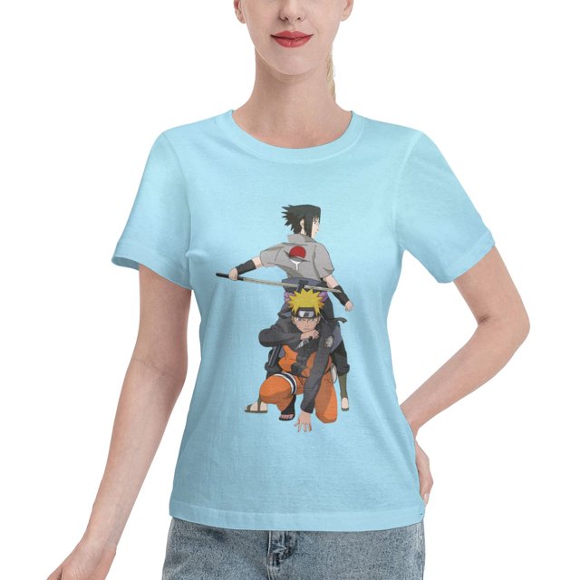 Women's Basic Short Sleeve T-Shirt Naruto Naruto Sasuke