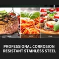 thumbnail image 2 of XZNGL 1010 Smooth Handle Tableware Stainless Steel Spoon Coffee Spoon Fruit Fork Hotel Supplies Round Spoon Dining Spoon Childrens Spoon, 2 of 4