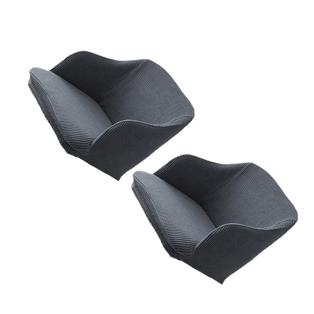 Transemion 2x Quick Installation And Easy Care Stretchy Chair Covers For Maintenance High Elastic Full darkgray 1Set
