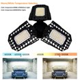 thumbnail image 2 of BeesClover 40W/60W/80W A Mené la Lumière Déformable de Pliage d'Angle Réglable d'Économie d'Énergie de Garage Lamp, 2 of 8