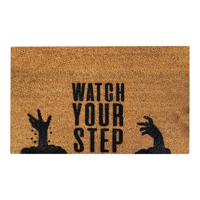 Leutsin Halloween Door Mat Cartoon Floor Mat Hallway Kitchen Foot Mat Soft Non-slip
