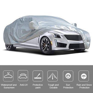 Housse de Voiture Universelle Housse de Voiture Protection contre la Neige et le Vent Housse de Voiture d'Extérieur pour Automobiles Taille TTG