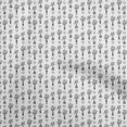 thumbnail image 1 of oneOone Velvet White Fabric Floral Sewing Material Print Fabric By The Yard 58 Inch Wide, 1 of 5