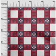 thumbnail image 1 of oneOone Polyester Lycra Fabric Check Ikat Printed Fabric 1 Yard 56 Inch Wide, 1 of 4