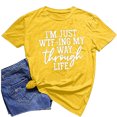 thumbnail image 2 of Birdeem Femmes Filles Grande Taille T-Shirts Imprimés Manches Courtes Col Rond T-Shirt Blouse Hauts, 2 of 8