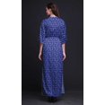 thumbnail image 3 of Bimba Robe Longue en Rayonne à Feuilles de Thé pour Femmes, Style Bohème, Plage, Cocktail, Fête, Maxi, Fendue - XX-Grand, 3 of 6