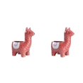thumbnail image 4 of Wweixi 1/2/3 Animal Shape Pots Durable Materials For In Garden For Small Spaces Eco-friendly Alpaca red 2PCS, 4 of 6