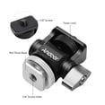 thumbnail image 4 of Mistaha Mini Monitor Mount Tripod Head Cold Shoe Adapter Aluminum Alloy 1/4 Inch Screw, 4 of 8