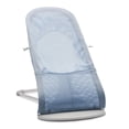 thumbnail image 2 of BabyBjorn Bouncer Balance Soft - Mesh, Sky Blue/White on Light Grey Frame, 2 of 4