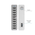 thumbnail image 3 of 60W 10Port USB Charger for Charging Station Dock Multi USB Charger Desktop Mobile Phone Charge, 3 of 6