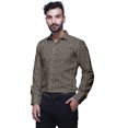 thumbnail image 3 of BESTMAN Formal Shirts For Men Slim Fit Printed Full Sleeve Shirts For Men, 3 of 5