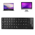 thumbnail image 2 of Ccdes Autocollant Clavier de Remplacement, Autocollant Clavier Portable, Autocollant Clavier Allemand Autocollant Clavier de Remplacement pour Ordinateur Portable de Bureau, 2 of 8