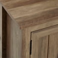 thumbnail image 4 of Pemberly Row 70" TV Console with 2-Side Doors and Storage in Rustic Oak, 4 of 4