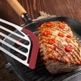 thumbnail image 1 of weibbin High Temperature Resilient And Non Slip Stainless Steel Frying Shovel With Hollow Iron Platter For Grilling Steak And Frying Fish, 1 of 8