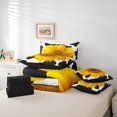 thumbnail image 5 of YST Sunflower Comforter Set, Black and White Cow Print, 7-Piece, Bedding Set, King Size, 5 of 5
